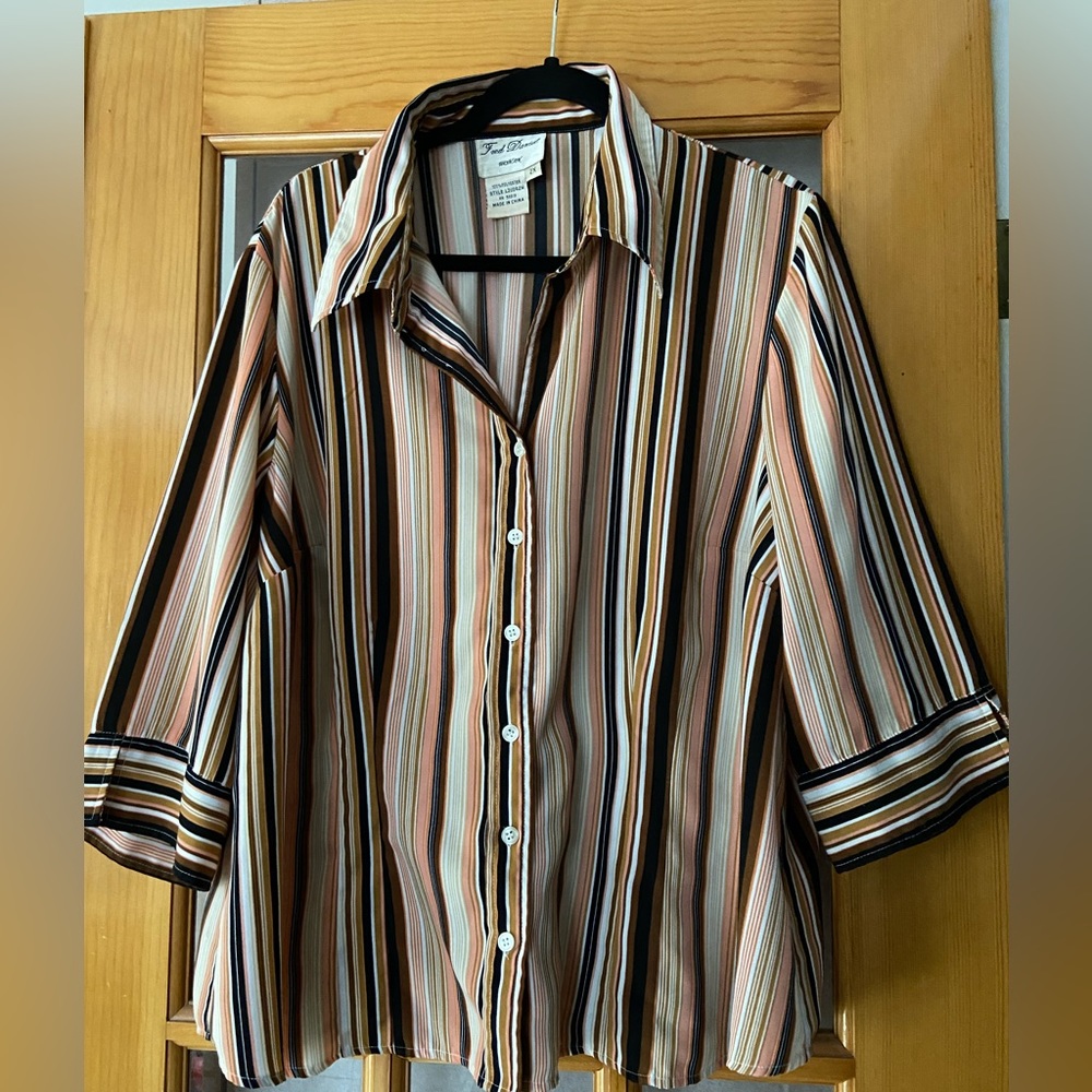 Blouse Fred David 2X 3/4 sleeves / Manches 3/4
